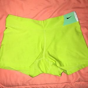 Nike neon green spandex